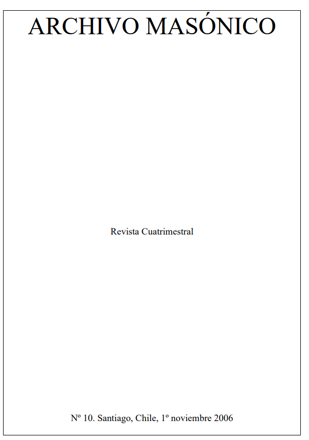 Archivo Masónico N°10