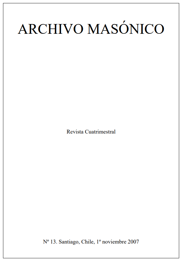 Archivo Masónico N° 13