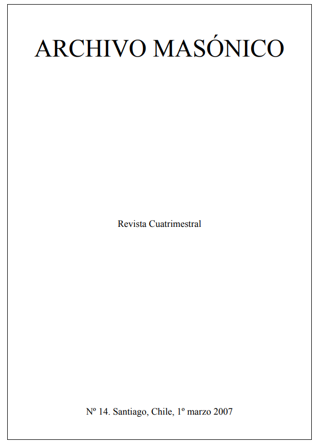 Archivo Masónico N° 14