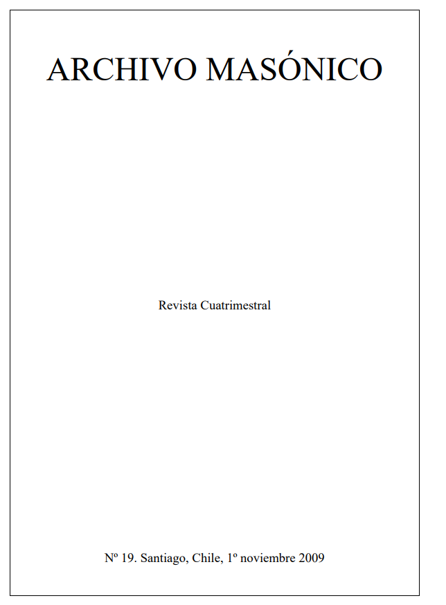  Archivo Masónico N° 19