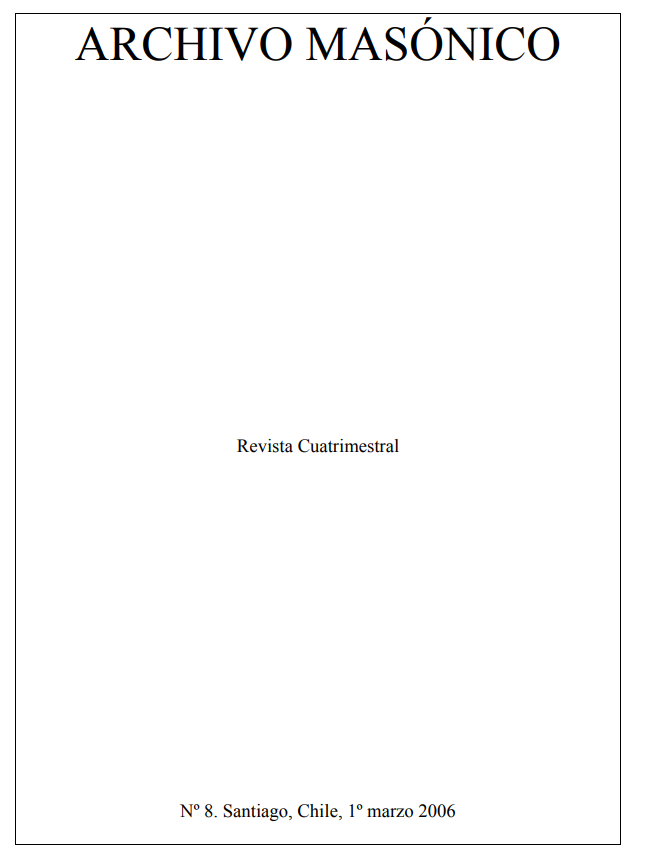  Archivo Masónico N°8